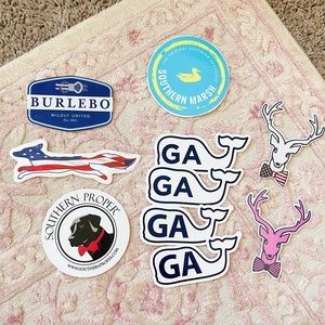 Preppy Logo Stickers Collection